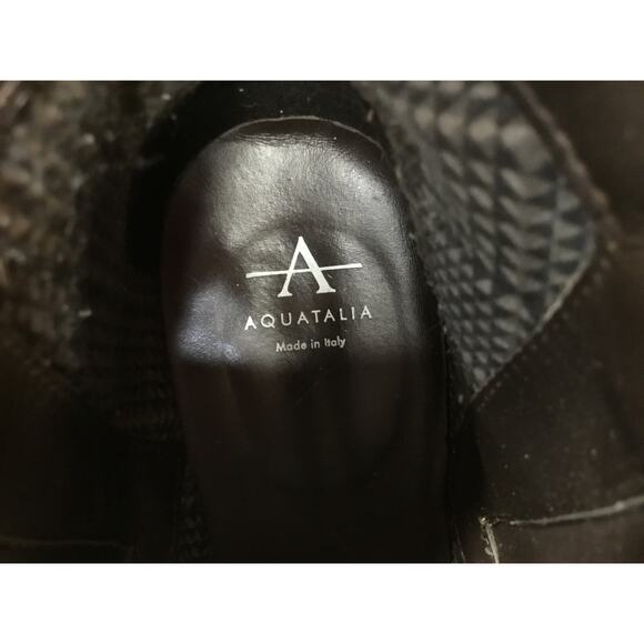 Aquatalia Fantina Boots Women's 7.5 Olive Green Suede Dual Zip Ankle Booties - Picture 7 of 8